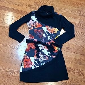 Smash cozy and warm dress